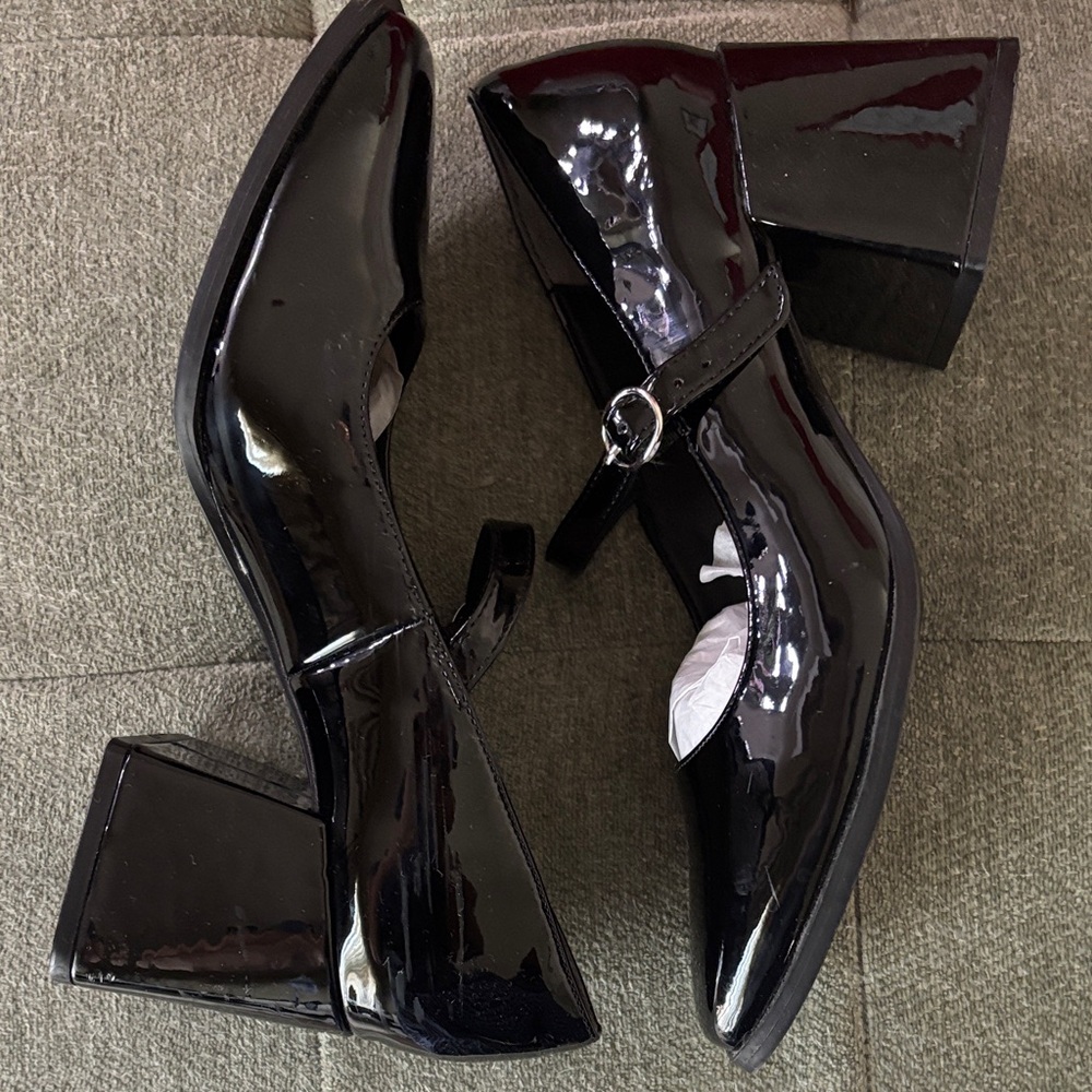Rachel Zoe Black Patent Leather Heels